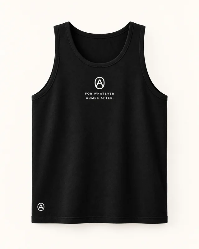 AFTER Everyday Tank in black, front view — Bengaluru