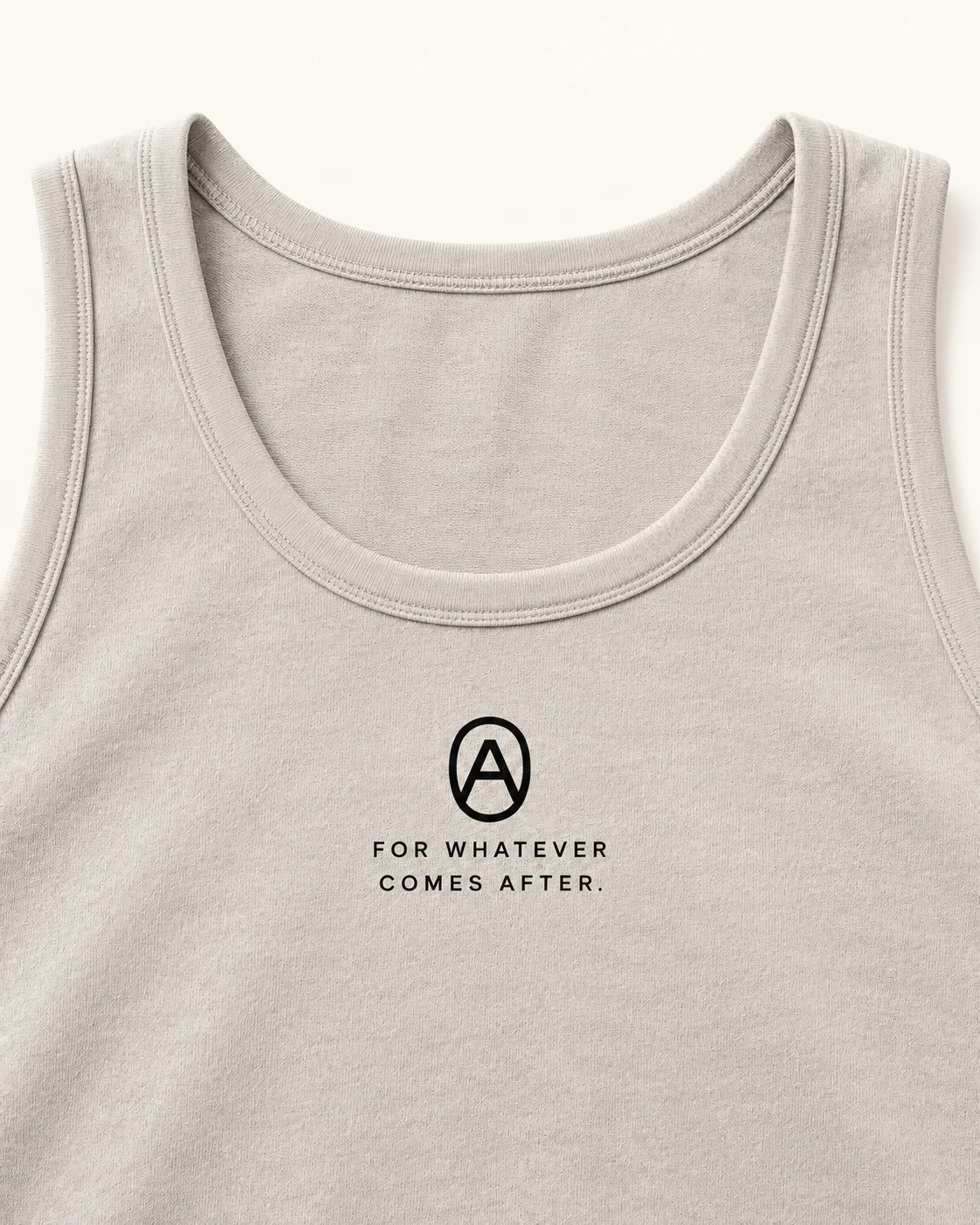 The Everyday Tank in Chalk, print detail view — AFTER, Bengaluru